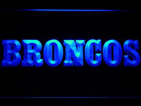 Denver Broncos 1968-1996 Logo LED Neon Sign